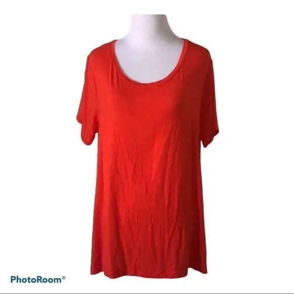 Old navy women’s large orange swing tee - Picture 1 of 6